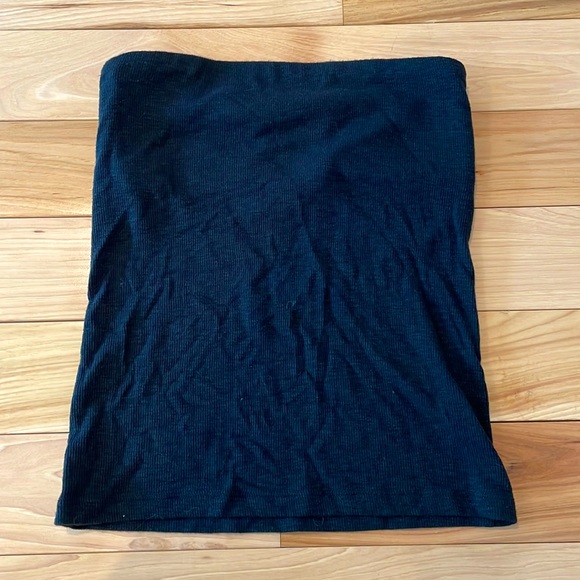 aerie Tops - Size XS ribbed American eagle tube top black aerie